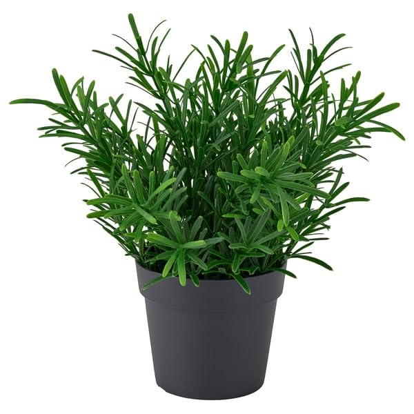 ProTuning FEJKA Sztuczna roślina doniczkowa, w/outdoor/rozmaryn, 9 cm