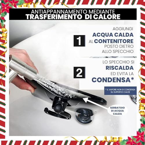 Specchio Appendibile Doccia, Specchio Rasatura