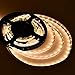 LEDwholesalers UL 16.4-ft Flexible LED Light Strip with 300xSMD2835 12-Volt 24-Watt, Warm White 3000K, 20105WW-30K