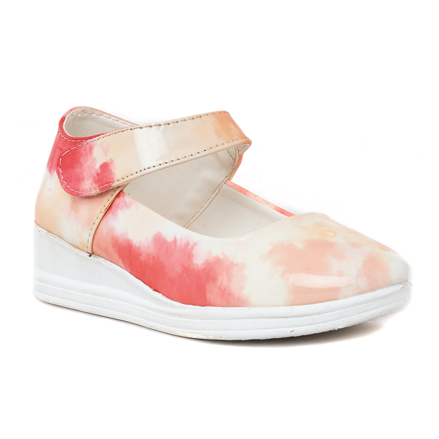 Khadims Adrianna Peach Wedge Heel Mary Jane Casual Shoe for Girls - 4.5-12 yrs (2746330) (B0CXSYCY8C) Amazon Price History, Amazon Price Tracker
