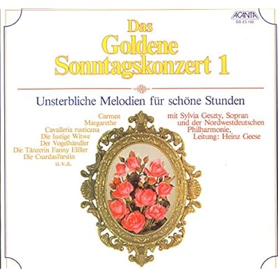 Das goldene Sonntagskonzert 1 unsterbliche Melodien f&uuml;r sch&ouml;neStunden Vinyl LP