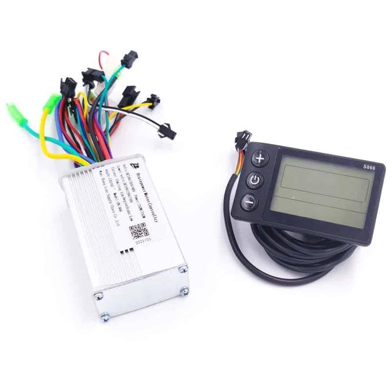 Mobile MT compatible con kit patinete eléctrico electrónico S886 24-36-48V 13A 250-350-500W