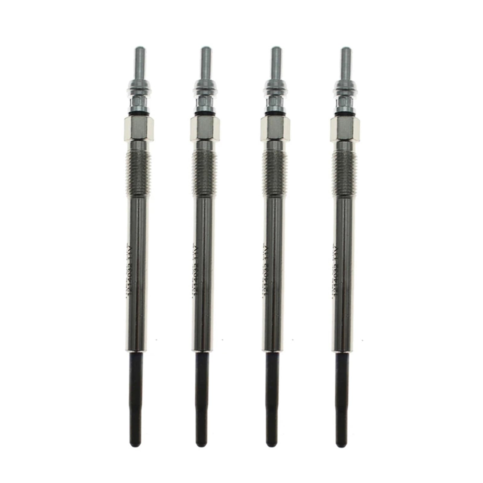 bujías Calentador Compatible con Vauxhall Para Agila MK II 2008 2009 2010 2011 2012 2013 2014 4 bujías precalentamiento auxiliares 11 V 1214032 0250203002