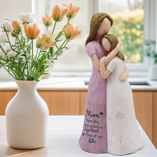 BORLESTA Birthday Gifts for Mom - Christmas Day Gifts for Mom from Daughter - Mother Gifts, Gift for Moms, Mother of The Bride Gifts, Sculpted Hand-Painted Figure (Purple) - Image 5