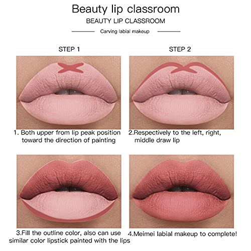 Zitiany Fashion Lipliner 36 Color Lip Liner Set Waterproof Long Lasting Matte Lip Pen Gift For Mother's Day Christmas, One Size (Zitiany Cosmetic) #TOP5