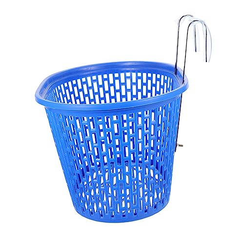 VICASKY Fast Release Plastic Bike Basket for Adult Removable Front Bicycle Storage for Outdoor Cycling Convenient Hanging Design for Personal Items Lightweight Durable Bike