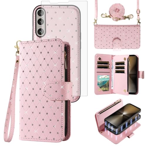 Coque Sony Xperia 1 VI Asuwish rose antichoc élégante