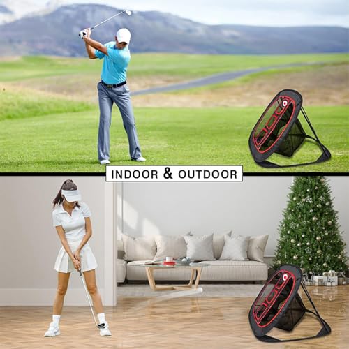Filet de golf pliable entraînement jardin filet nylon lourd résistant