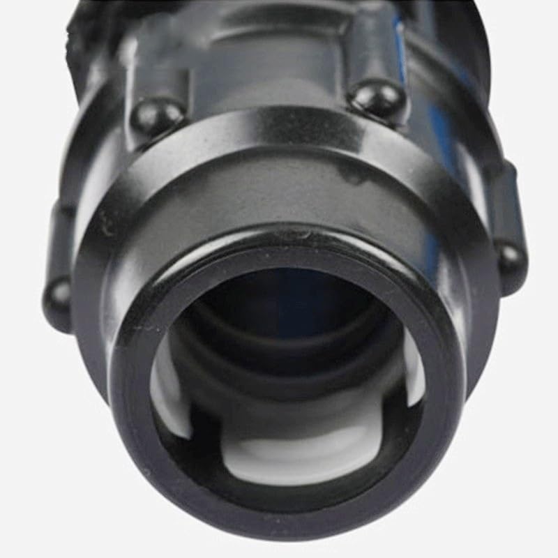 Valvola a raccordo rapido a tre vie in PE - Connettore for tubo for irrigazione da giardino, acquacoltura e industria(Blue,40mm)