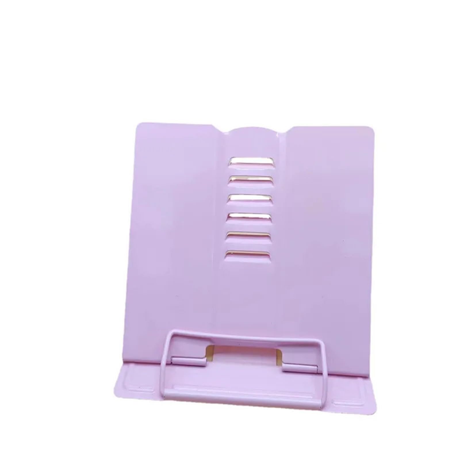 Adjustable Portable Reading Book Holder Support Document Shelf Bookstand Tablet Music Score Recipe Stand para lectura(Pink)