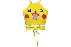 Women's Pokémon Cute Casual Cartoon Print Tank Crop Top Vest