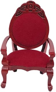 Homoyoyo 1Pc Mini Móveis Móveis Em Miniatura Móveis De Madeira Casa De Boneca Miniture Móveis Para Casa Mini Cadeira Cadeira Com Encosto Alto Ornamentos Mini Casa Móveis Em Miniatura