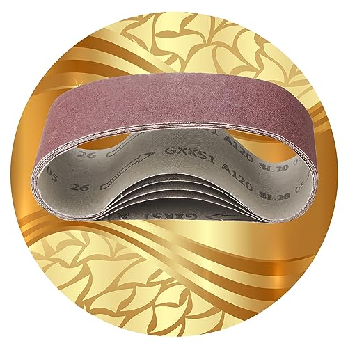 3 x 21 sanding belts 10pcs Aluminium Oxide 40/1000 Grits Sanding belts 3x21 Grinder Sharpening Thick Fine Abrasive Sand belts 533*75MM Aluminum Oxide Automotive Derusting Metal ( Color : 240 grit , Si