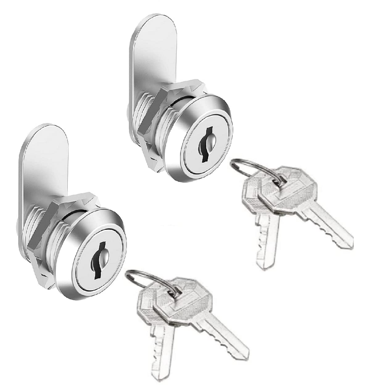 Buy Cam Lock and Key Sets 2 Pack,Keyed Alike 5/8 Inch Cylinder Cam