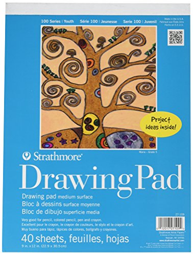 Strathmore 100 Series Youth Drawing Pad, 9 by 12
