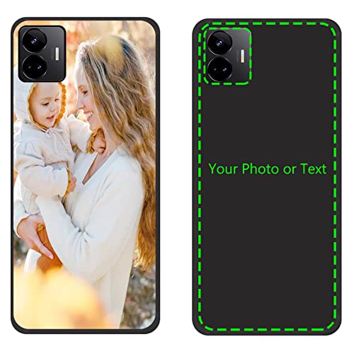 TIANDIMY Custodie Personalizzata per OUKITEL C1 Pro,con Foto Immagine Testo Personalizzabili Case,Black Morbido TPU Cover,Silicone personalizzabile Case -XK1