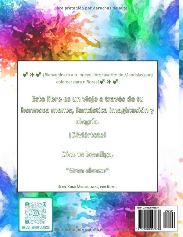 Miniatura 2 de Mandalas y Afirmaciones Positivas para Niñs Bienvenid a tu nuevo libro para colorear favorito 3 (Mindfulness, relaxation, creativity.) (Spanish
