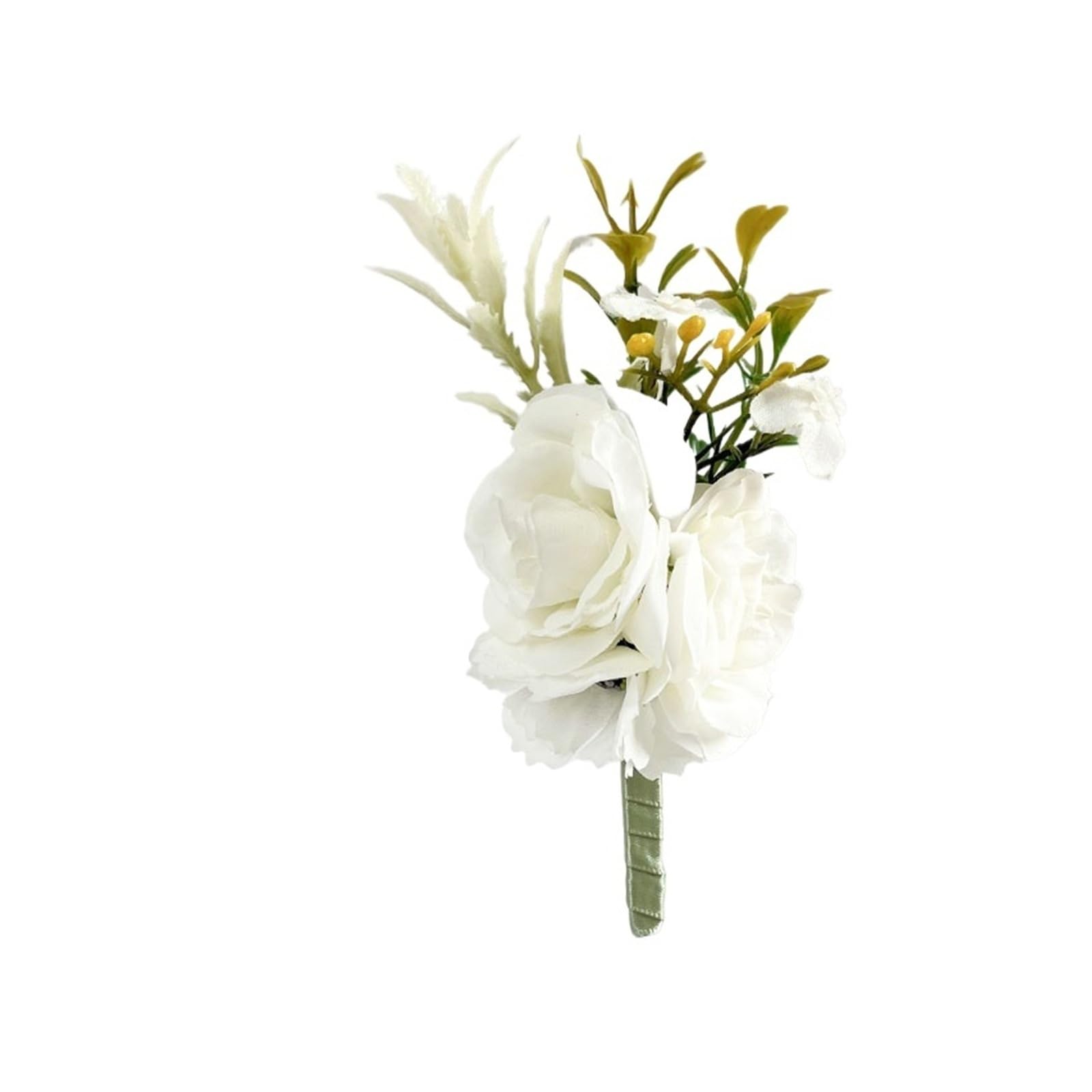 MQFBNNP Wedding boutonniere Prom Boutonniere Wedding Accessories Wrist Corsage(Boutonniere A)