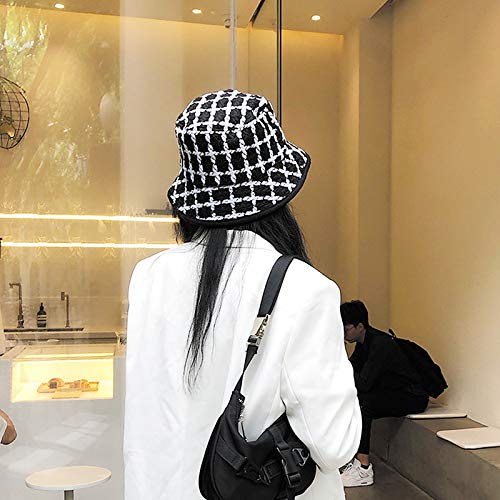 ABOOFAN 1Pc elegante peludo chapéu balde da moda inverno aquecedor boné pescador adorável chapéu que