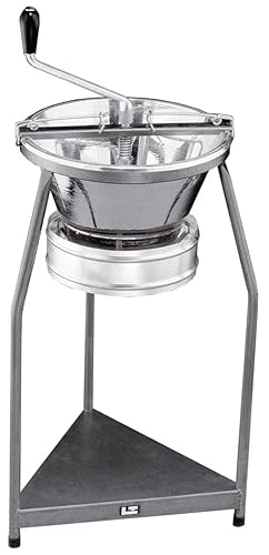 Louis Tellier P10 Molino de alimentos de 14 cuartos con trípode - estañado