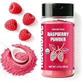 Nacolorce Organic Freeze-Dried Raspberry Powder (3.17Oz) | 100% Pure Freeze Dried Raspberries, No Added Sugar, Non-Gmo, Gluten-Free | Natural Flavor & Color For Baking, Smoothies, Beverages, Cakes, Yogurt, Oatmeal | Portable Organic Fruit Powder, Vegan, No Fillers, Antioxidant Rich