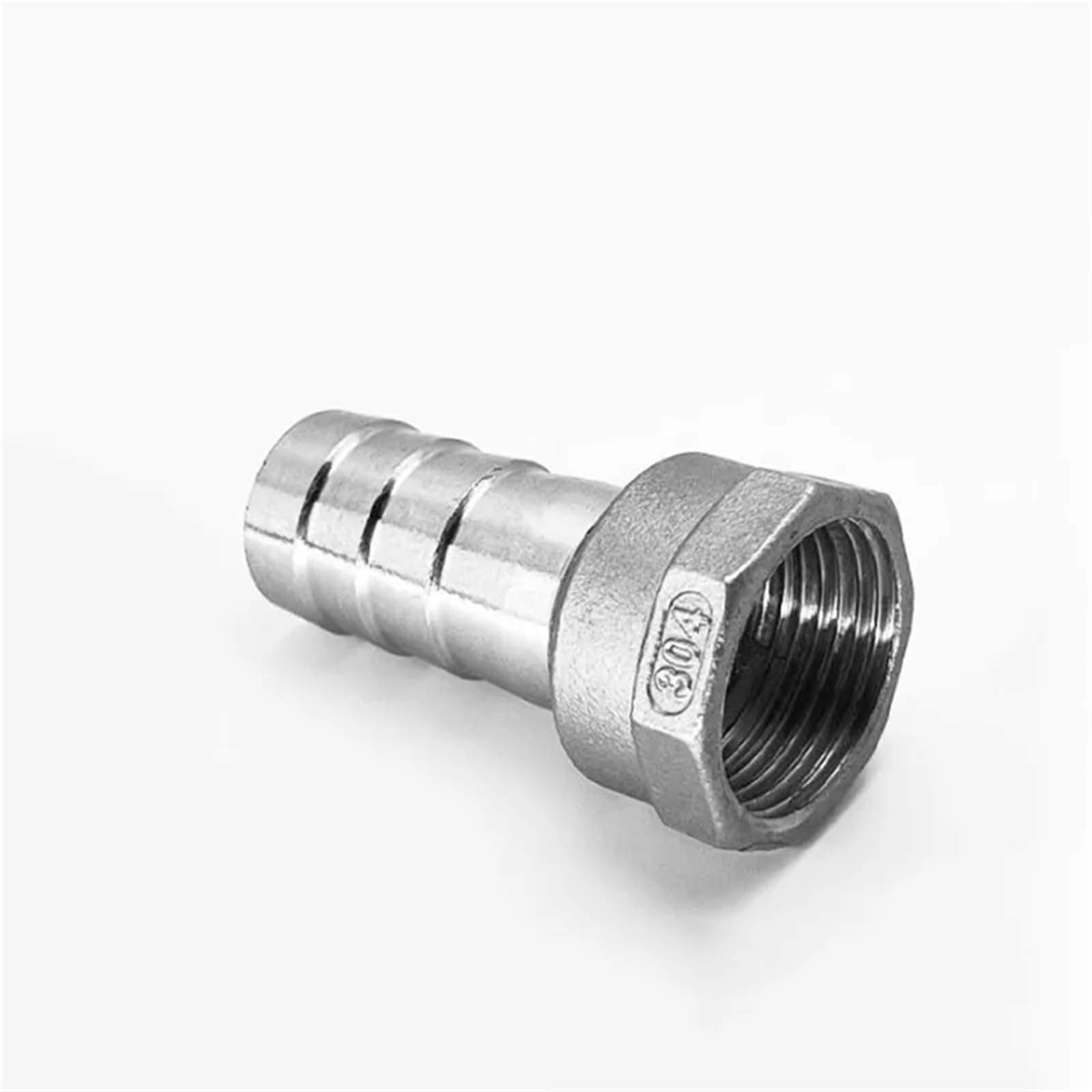 6mm 8mm 10mm 12mm 14mm 15mm 16mm 20mm Hose x 1/8" 1/4" 3/8" 1/2" 3/4" 1" Female 304 Stainless Steel Nipple Pipe Fitting(3I4 BSP - 25mm)