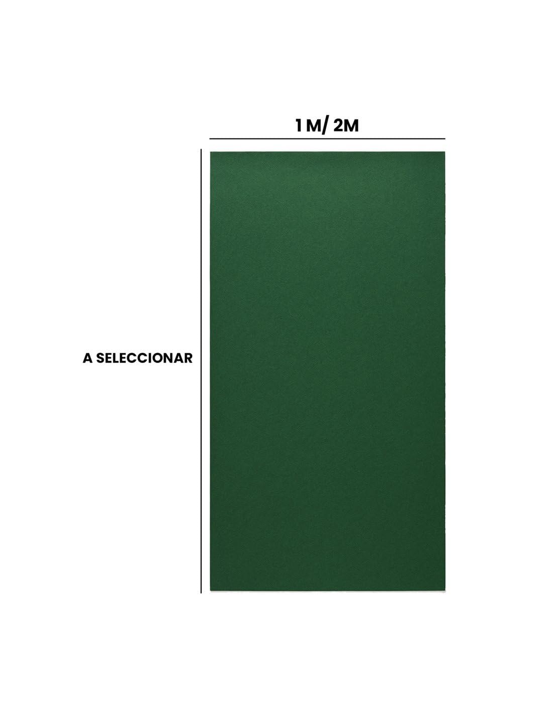 Jardin202 - Moqueta Ferial 1m de Ancho | Fieltro punzonado a Medida | Alfombra para Eventos y ferias | 1 Metro (Ancho) x 10 Metros (Largo) (13 - Verde Oscuro)