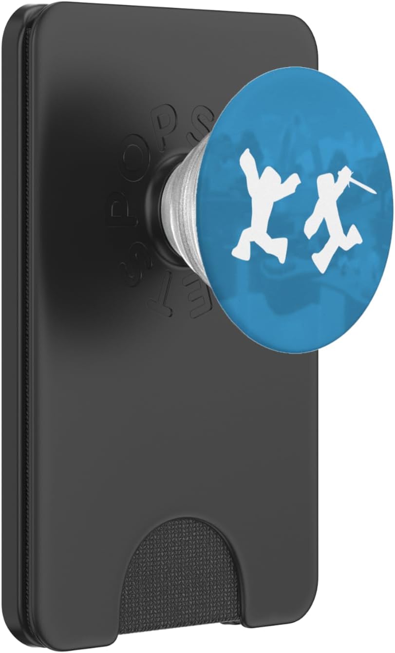 Deathrun Chase Blue PopSockets PopGrip: Swappable Grip for Phones & Tablets PopSockets PopWallet for MagSafe