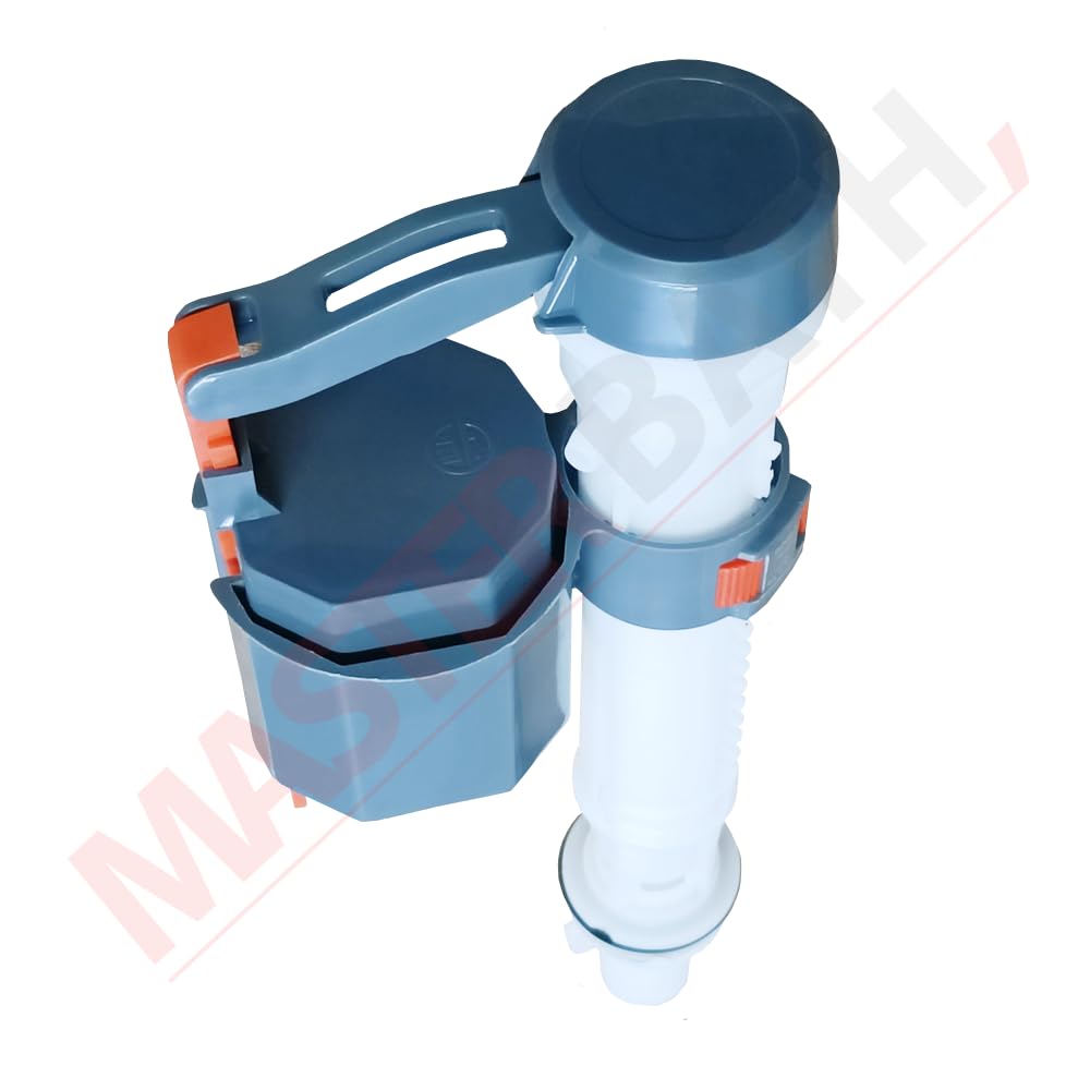 MASTER BATH Adjustable Toilet Flush Tank Fill Valve (6" to 10") | Anti-Siphon Water Inlet Valve for Toilet Tank | Flush Tank Repair Kit for One Piece Commode 4