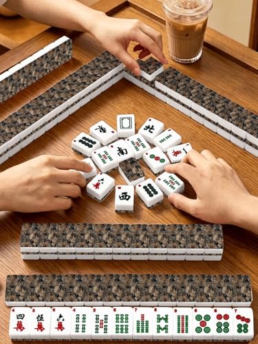 American Mahjong Tile Set con Estuche de Viaje miniatura 2