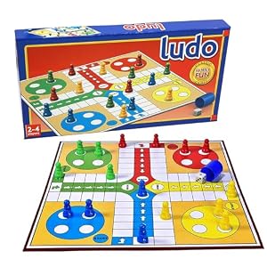 Classic Ludo – Table Top Game for Children and Adults, Traditional Family Game, Foldable Board, Instructions Included (Ludo)