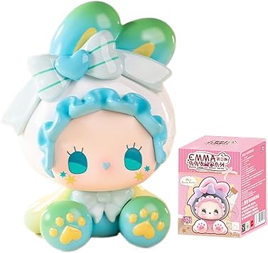 Emma Bunny Collector Debut Series 2 Blind Box Action Figures Mystery Box Random Design Toys Birthday Gifts Christmas Collectible Toy for Desk Accessories, 1PC