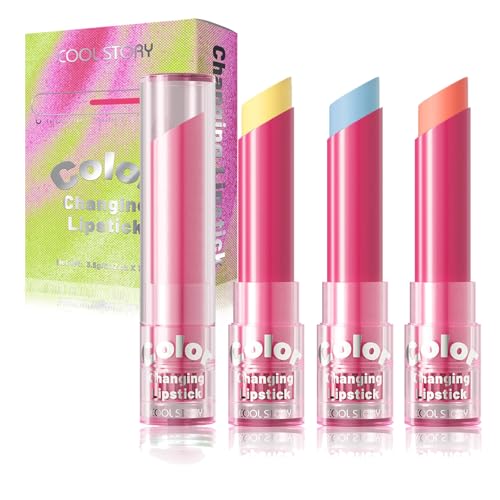 BERALLOYE PH Lip Set, Color Changing Balm & Glossy Lip