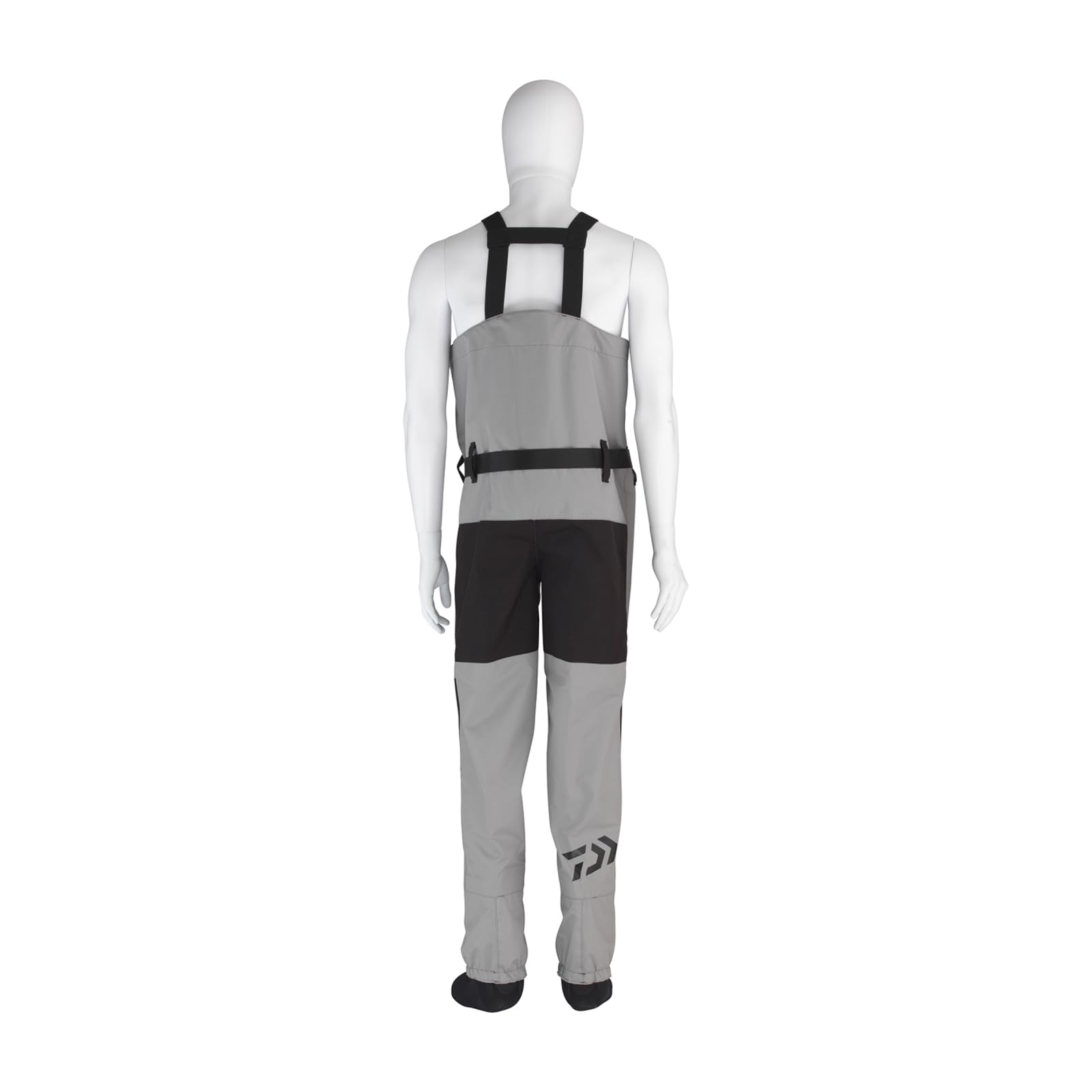 Daiwa Pantaloni da trampoliere D-Vec, traspiranti, con zip, taglia M, XXL, con piedini in neoprene