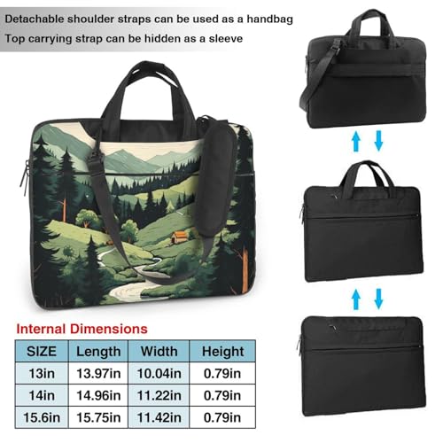 Bolso Tote para Laptop Landscape Exterior Unisex miniatura 2