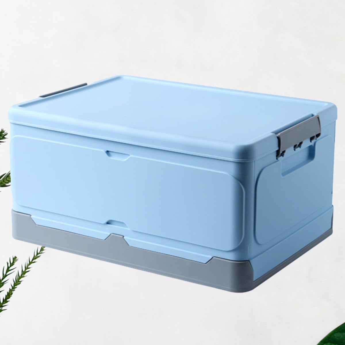 Faltbare Aufbewahrungsbox aus Pp mit Deckel Feuchtigkeitsresistent für Badezimmer und Küche Praktische Organizerbox für Bücher und Kleinigkeiten