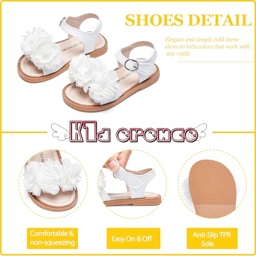 Image of Kiderence Toddler Girls Sandals Little Girls Kids Summer Shoes Toddler Sandals