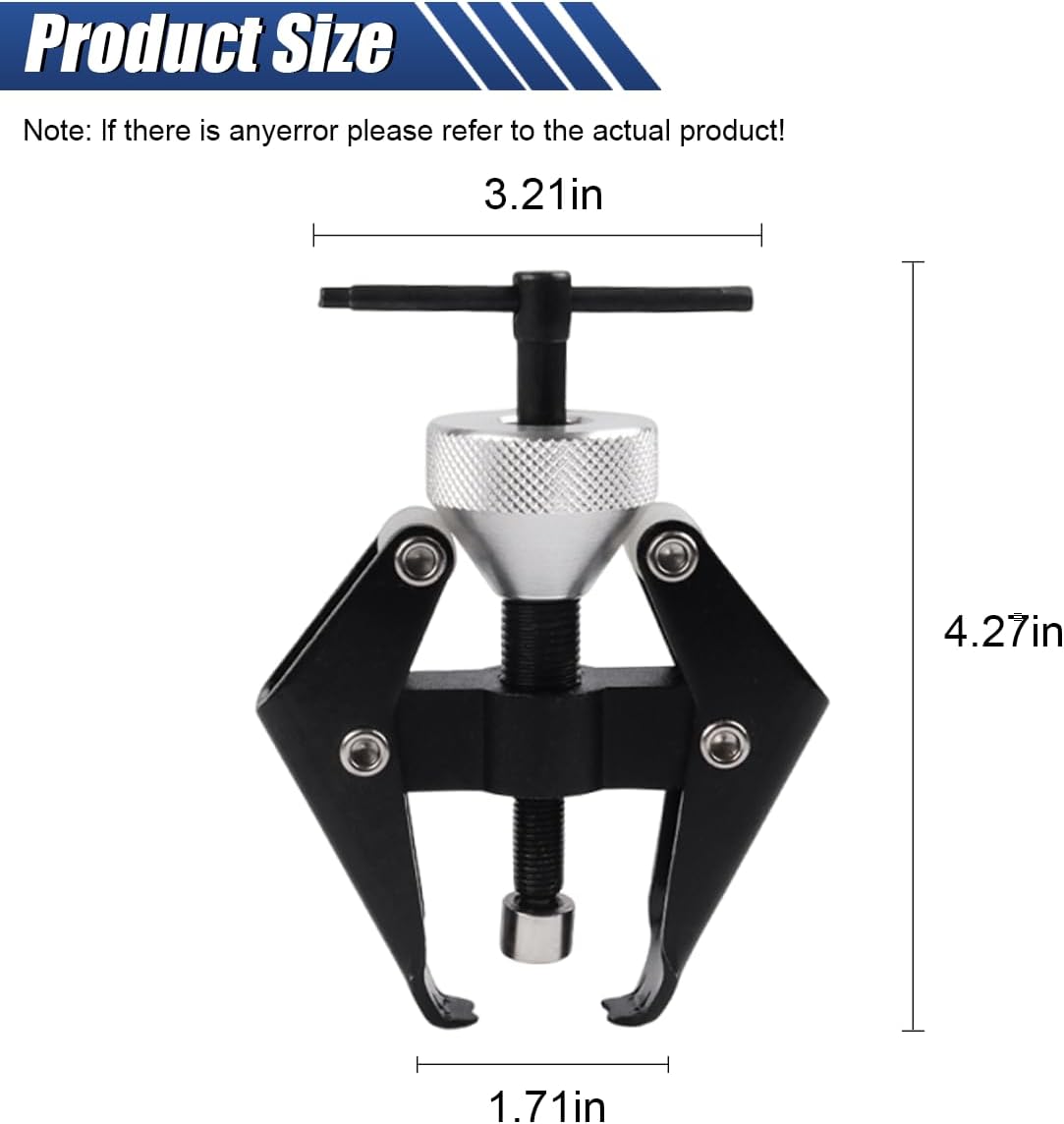 ZIMISI Car Windshield Wiper Arm Removal Tool Kit, Heavy-Duty Battery Terminal and Wiper Arm Puller Tools, Adjustable Small Bearing Puller Tool, Universal Automotive Tools
