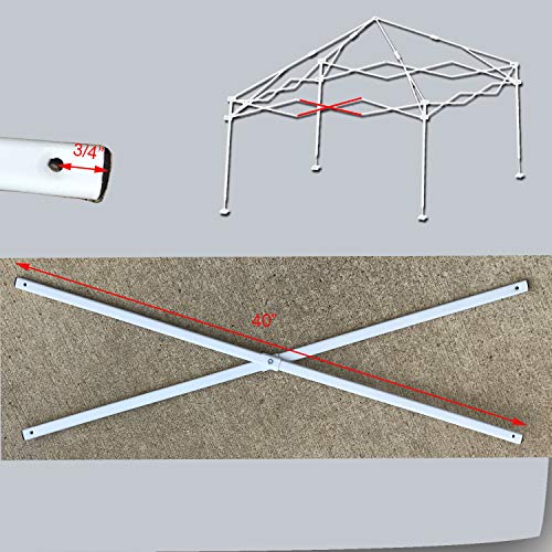 Ozark Trail 10 x 10 Canopy Middle Truss BAR 40 Replacement Parts White