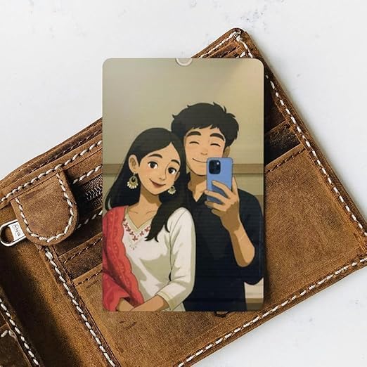 DAYS Customised Photo Wallet Card, Personalised Picture Insert Card, Memory Keepsake Plastic, Gloss Finish, Credit Card Size-image-6
