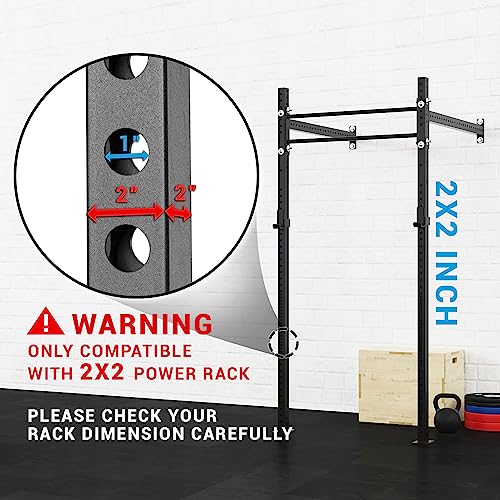 A2ZCARE Weight Plate Holder - Attachment Power Cage Rack for Power Rack - Weight Plates Storage Fit 2-inch Olympic Weight Plates (Weight Plate Holder for Rack 2x2 (Inch) - Four) by A2ZCARE - Image 4