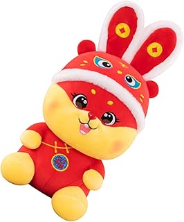 HONMEET Ano Do Coelho Mascote Bichos De Pelúcia Mini Presentes De Pelúcia Bichos De Pelúcia Coelho De Pelúcia Mascote Bichos De Pelúcia Boneca Estilo Coelho Kawaii Bichos De