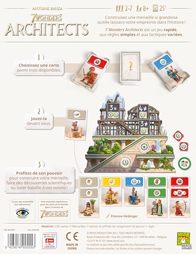 7 Wonders Architects Asmodee - vue 3