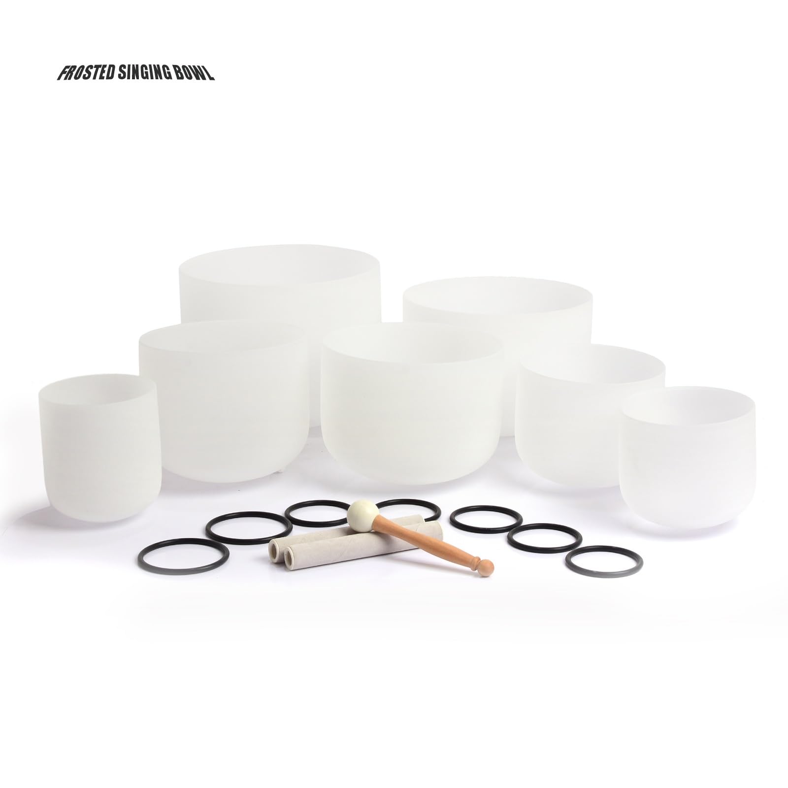 Amazon | クリスタルシンギングボウルセット - つや消しナチュラル