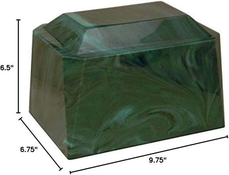 Vail - Adult Cremation Urn - Emerald