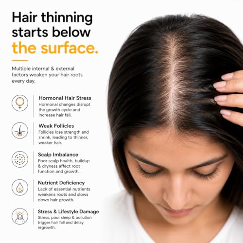 Image of Folliwise Women Hair Vital Serum | Anti-Hair Fall & Hair Growth Support | Redensyl, Procapil, Capilia Longa, Anagain, Exosomes, Caffein | Strengthens Roots, Boosts Density & Reduces Breakage - 30ml