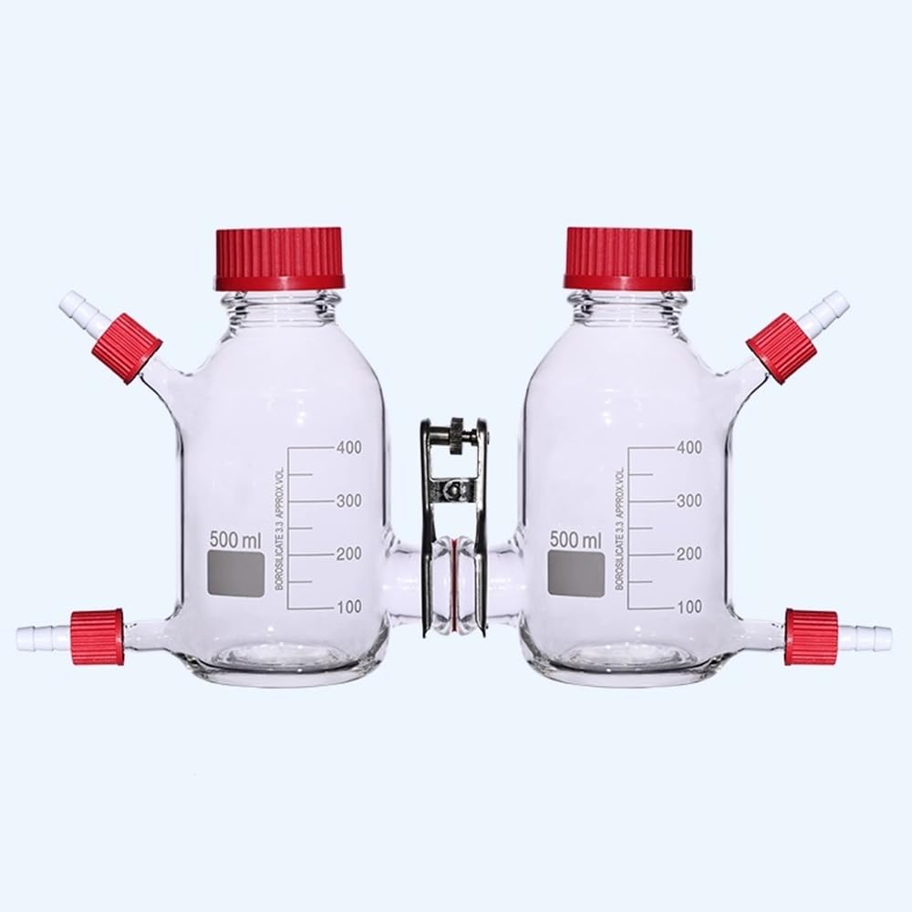 Reactor de producción de hidrógeno MEC estándar esterilizable de 1 pieza - Reactor de células microbianas de dos compartimentos for una generación eficiente de hidrógeno(100ml)