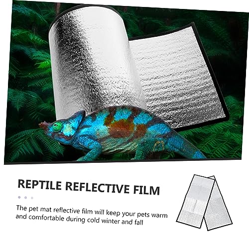 Alfombrilla calefactora reflectiva para reptiles 2 piezas miniatura 4
