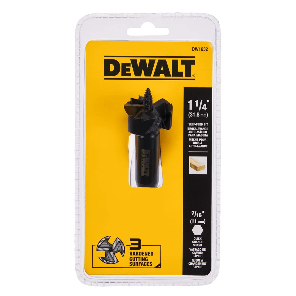 DEWALT Drill Bit, Self Feed, 1-1/4 Inch (DW1632) — Amazon image 4