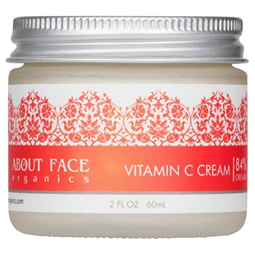About Face Organic Vitamin C Cream with B3, E & Hyaluronic Acid Daily